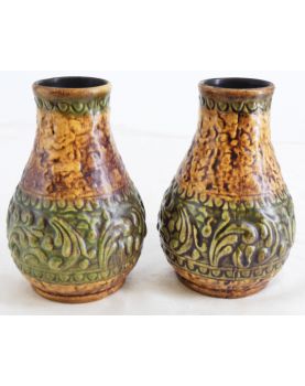 Paire de Petits Vases en Céramique