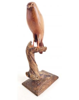 Wooden bird Sculpted