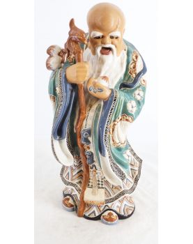 Sculpture the Old China Polychrome