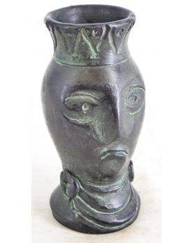 Vase Miniature Tête en Céramique