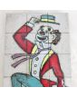 Panneau Céramique Clown Signé BAYER