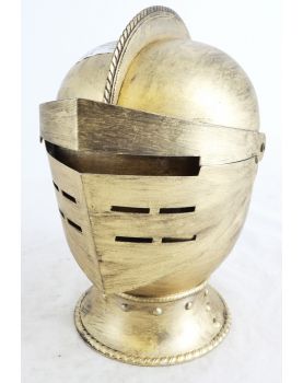 Modern Ice Bucket in the Shape of a Knight's Helmet