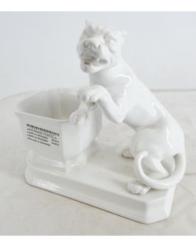 White Porcelain Tiger Planter