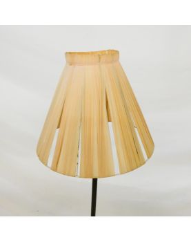 Vintage Wood and Metal Floor Lamp