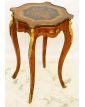 Inlaid Pedestal Table Decor in Basket