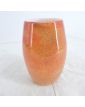 Orange Double Layer Glass Vase
