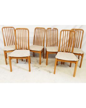 6 Series Scandinavian Style Chairs Assisi Diamond Pattern