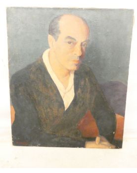 Oil on Toile Portrait of Man Signed