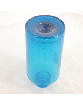 Blue Medicine Bottle Without Cap