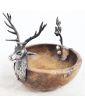 Deer Head Wooden Cup