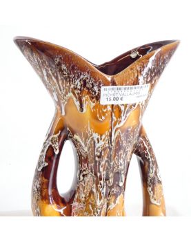 VALLAURIS Style Vase with 2 Handles