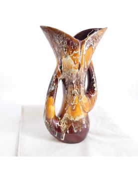 VALLAURIS Style Vase with 2 Handles
