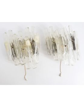 Pair of Sconces in the Shape of Icicles