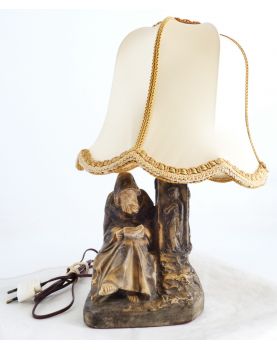 Old Sage Terracotta Bedside Lamp