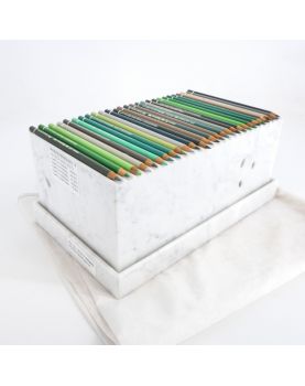 Patrick NADO White Marble Pencil Box