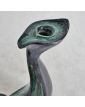 Green Earthenware Candle Holder 1960s