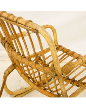 Small Rocking Chair for Children in Rattan