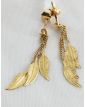Pair of 750/1000 Gold Earrings 1.39 Gram