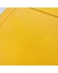 Bureau et Chaise Modèle Ozoo en polyester moulé laqué jaune et fibre de verre par Marc BERTHIER Années 60