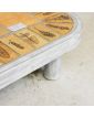Gray Painted Coffee Table by Roger CAPRON