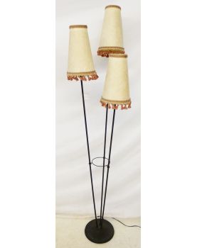 Metal Tripod Floor Lamp with Lampshade