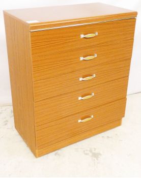 Chest of drawers Laminate 5 Drawers