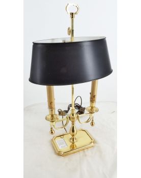 Modern Brass Bouillotte Lamp