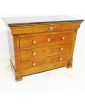 Louis Philippe Marble Top Commode with Key
