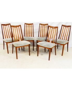 GPLAN Set of 6 Chairs Seat White Scandinavian Style