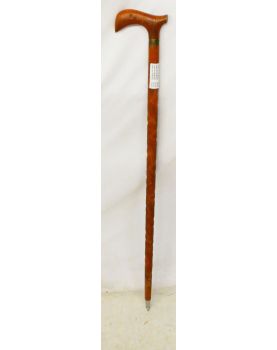 Carved Wooden Sword Cane