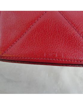 Bag LANCEL in Red leather with cover