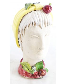 Petit Buste de Femme au Cerises par Colette GUEDEN pour PRIMAVERA