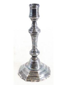 Silver Metal Candle Holder