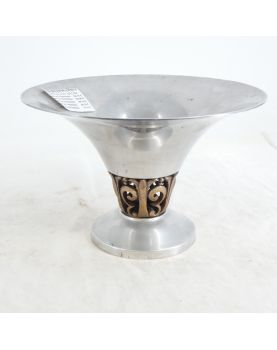 Aluminum and Bronze Cup by P.PLASAIT