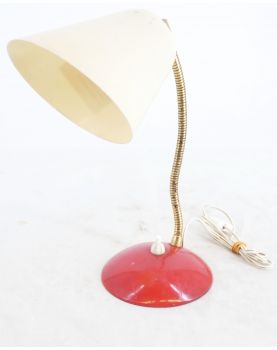 Small Vintage Flexible Red Lamp