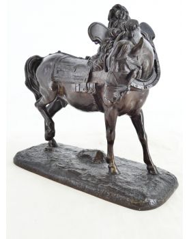 Horse in Bronze by TH.GECHTER 1843