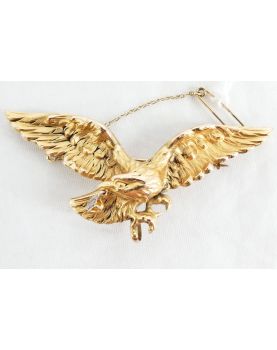 Eagle Brooch in Gold 5.13 Grams