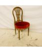 Red Upholstered Bedroom Chair