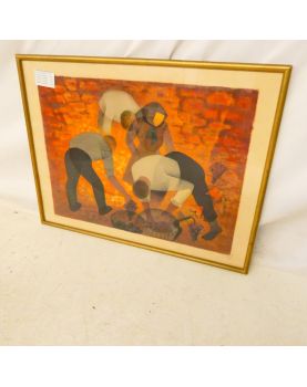 Velin d’Arches Lithograph Signed Louis TOFFOLI