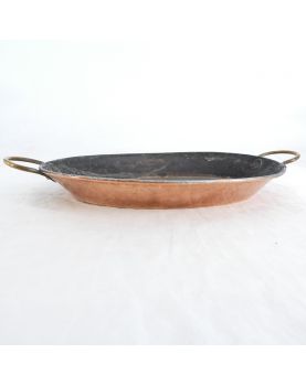 Oval Copper Dish