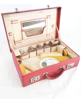 Old Filled Toiletry Case