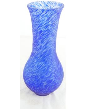 Blue Glass Paste Vase
