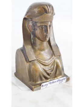 Petit Buste en Bronze Retour d’Égypte