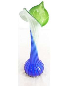 Tricolor Glass Vase