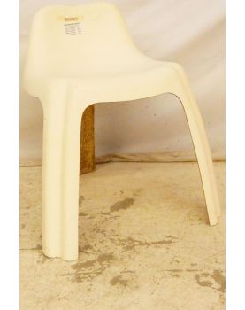 GINGER White Fiberglass Chair by Patrick GINGEMBRE