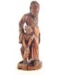 Chinese carved wooden statuette