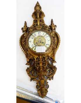 Bronze Cartel Clock