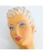 Polychrome Plaster Mannequin Bust with Necklace