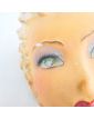 Polychrome Plaster Mannequin Bust with Necklace