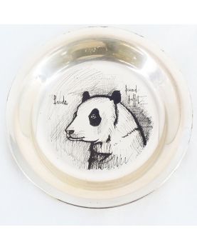 Assiette Signé Bernard BUFFET le Panda